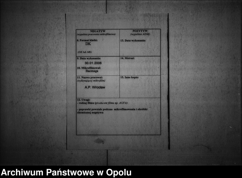 Obraz 3 z jednostki "Acta der Polizei - Verwaltung zu Oppeln betreffend gewerbl[iche] Anlage die Gasanstalt Vol. I"