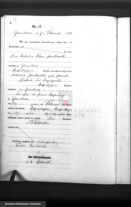 Obraz 14 z jednostki "Księga urodzeń"