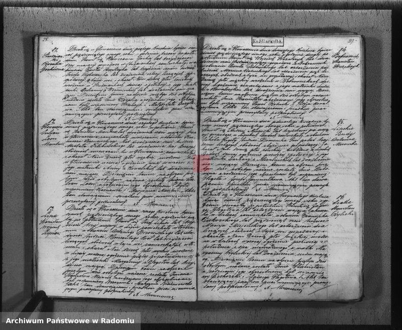 image.from.unit.number "Duplikat aktów religijno cywilnych urodzenia, małżeństw i zejścia w parafii Głowaczów 1858 r."