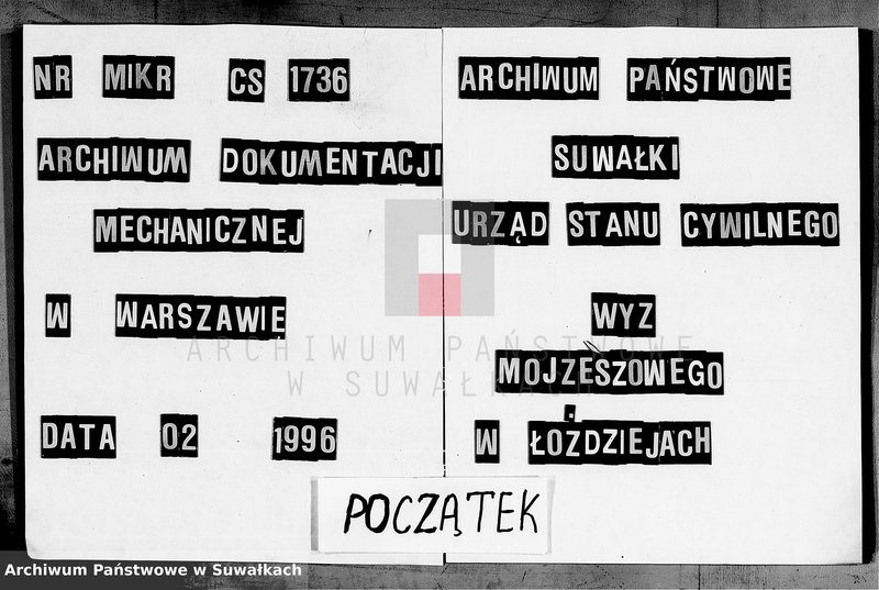 image.from.unit.number "Kopia s unikata aktov graždanskogo sostojanija o rodivšichsja, brakosoetavšichsja i umeršich po Lozdzejskomu božničnomu okrugu za 1907 god"