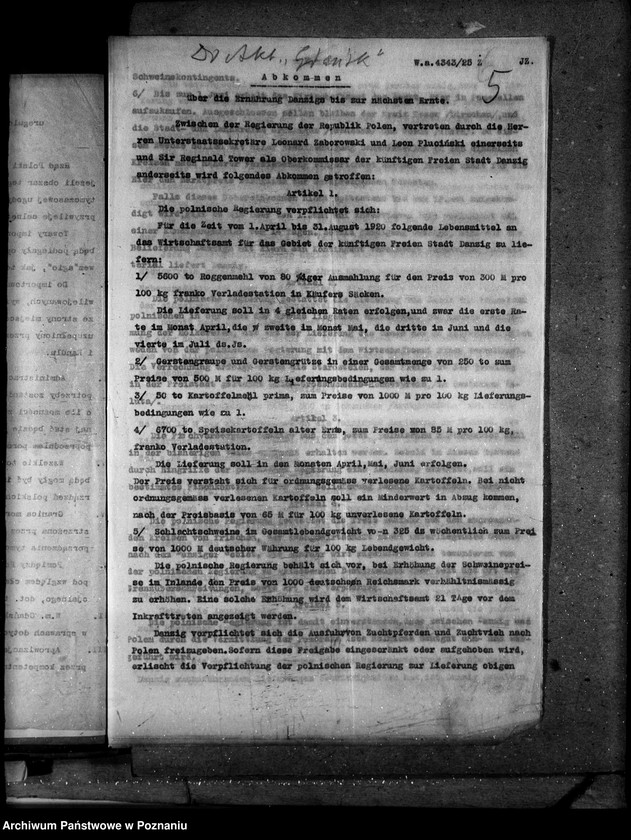 Obraz 9 z jednostki "Sprawy prawne Wolne Miasto Gdańsk [umowy i konwencje]"