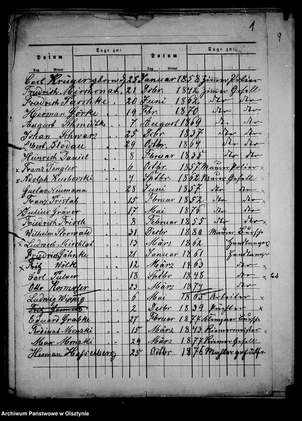 image.from.unit.number "/Akten betr. Berufs- u. Gewerbezählung in den zu Steinort gehörenden Gütern/"