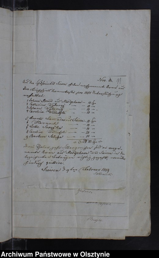 image.from.unit.number "Armen-Cassen Rechnung des Kirchspiels Kruklanken"