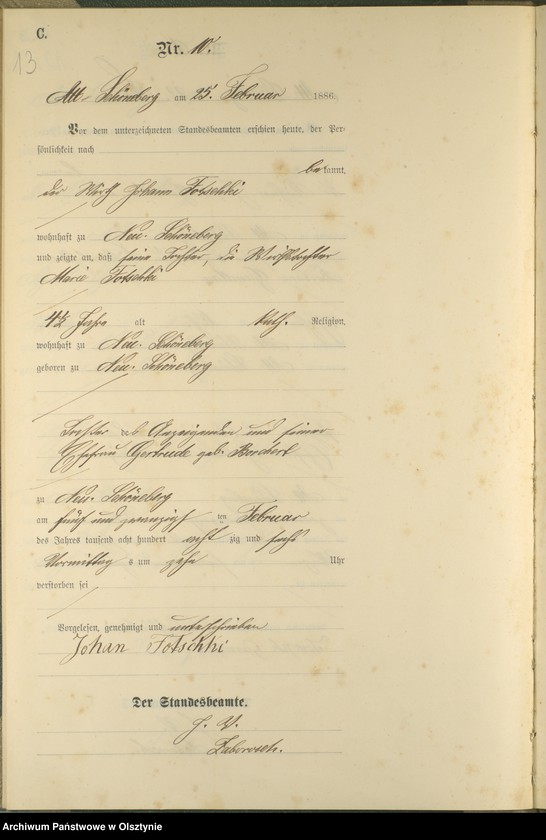 image.from.unit.number "Sterbe-Haupt-Register Nr 1 - 71"