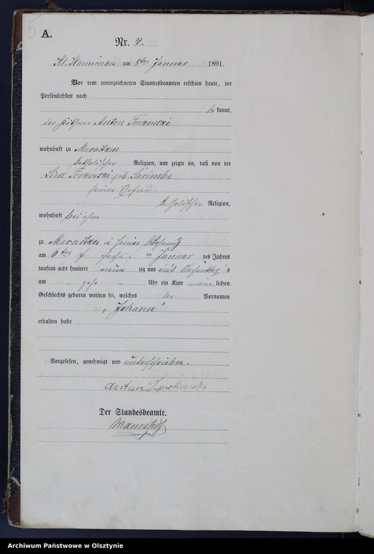 image.from.unit.number "Geburts-Haupt-Register Nr 1 - 151"