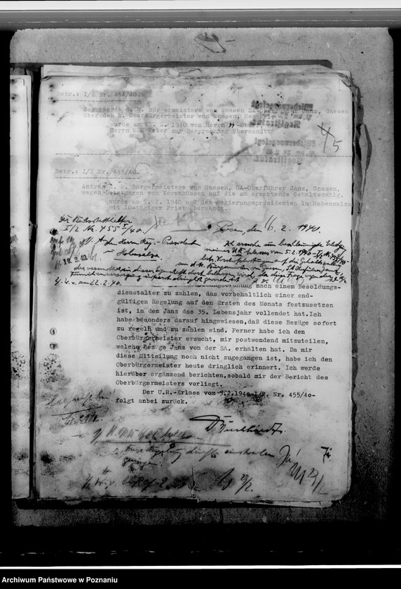 Obraz 9 z jednostki "Janz, Kurt - Bürgermeister in Gnesen"