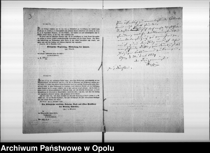 Obraz 7 z jednostki "Acta des Magistrats zu Oppeln betreffend die Sammlung milder Beiträge 1841-1845"