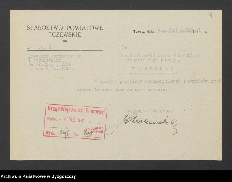 Obraz 11 z jednostki "Reprezentacja Rządu, uroczystości oficjalne i udział w nich Wojewody"