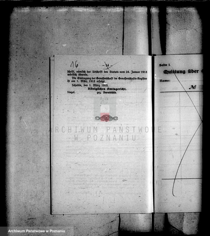 Obraz 20 z jednostki "Kleinsiedlungs Genossenschaft Schubin /Przymusowa administracja spółdzielni/"