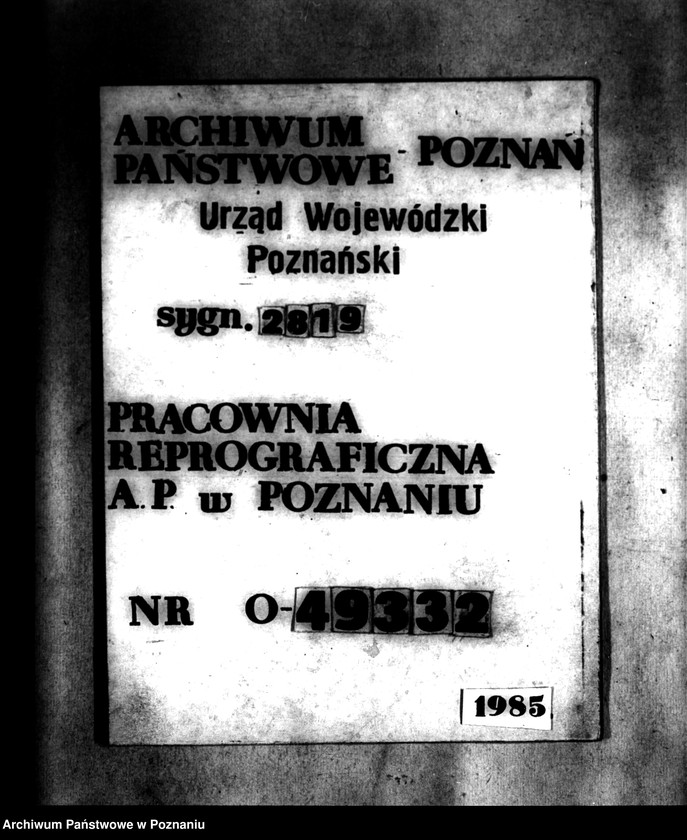 Obraz 1 z jednostki "Wykreślenie czynszu z majątku Balin /gmina Niewiesz/ powiatu tureckiego"