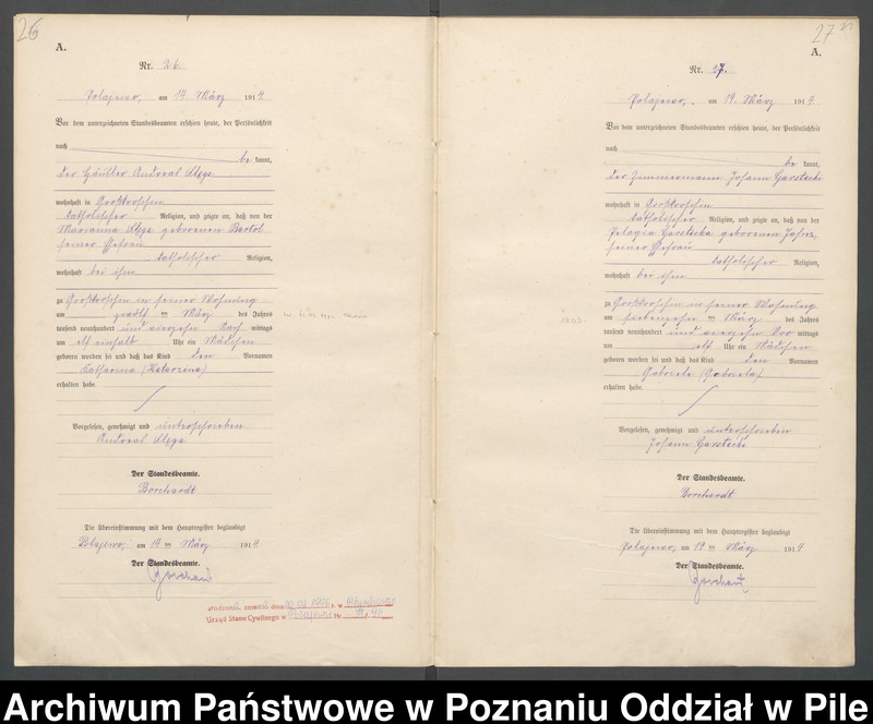 Obraz 16 z jednostki "Księga urodzeń"