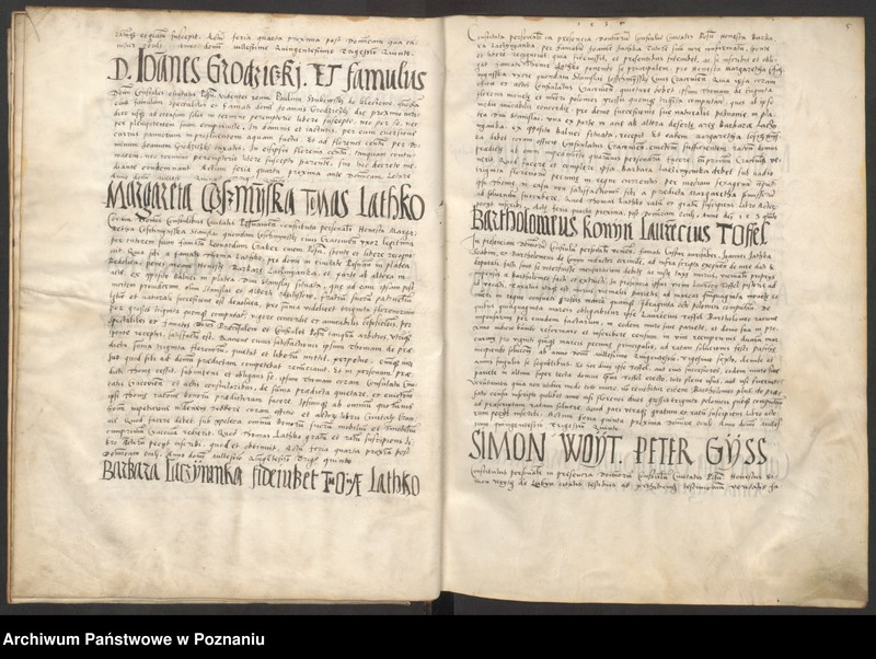 Obraz 10 z jednostki "Liber obligacionum decretorum, quietationum contractuum bona immobilia, summas pecuniaris ac res ad diuturnitatem pertinentes continens coram spectabili consulatu Posnaniensi ...signo A."