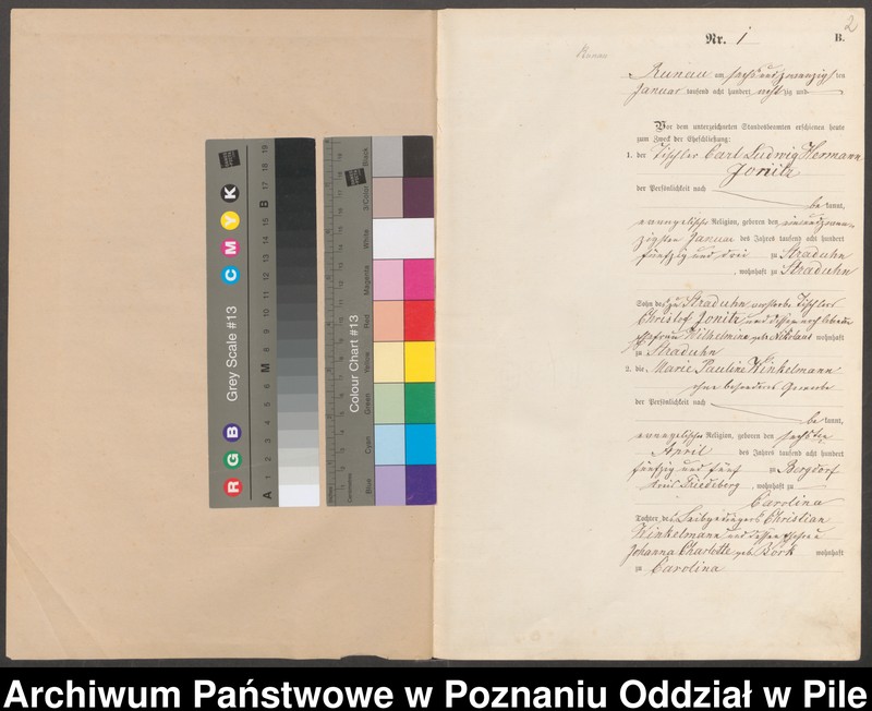 Obraz 5 z jednostki "Księga małżeństw"
