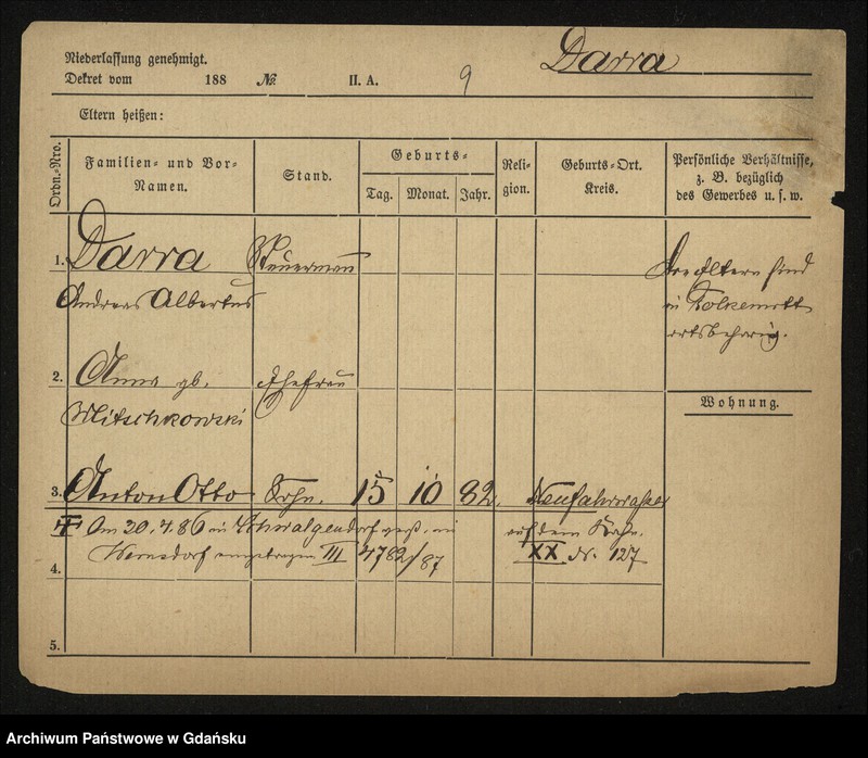 image.from.unit.number "Karty meldunkowe: Darm - Daus"