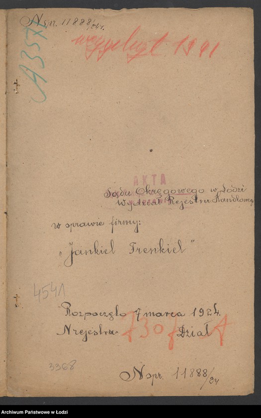 Obraz 2 z jednostki "Jankiel Frenkiel- sprzedaż manufaktury"