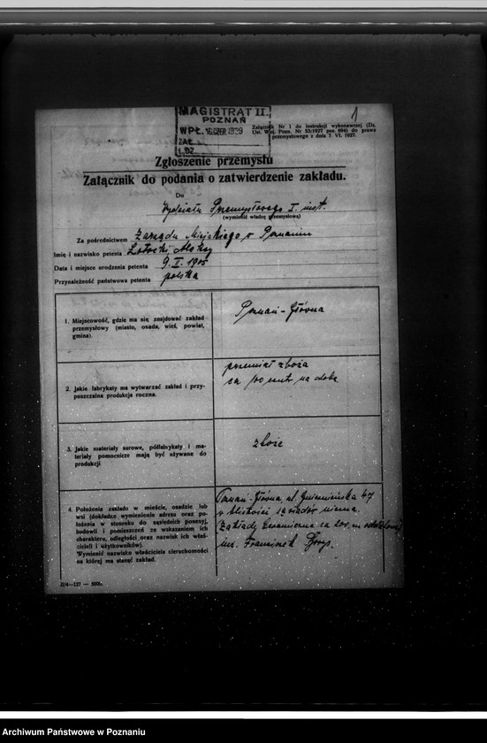 Obraz 5 z jednostki "/Plan urządzenia młyna wodno-elektrycznego w Poznaniu ul. Gnieźnieńska 47/"