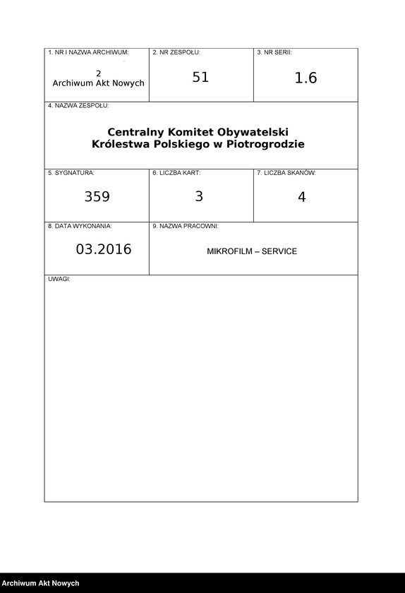 image.from.unit.number "Radzyński powiat. Lubelska gubernia. Spis wysiedlonych."