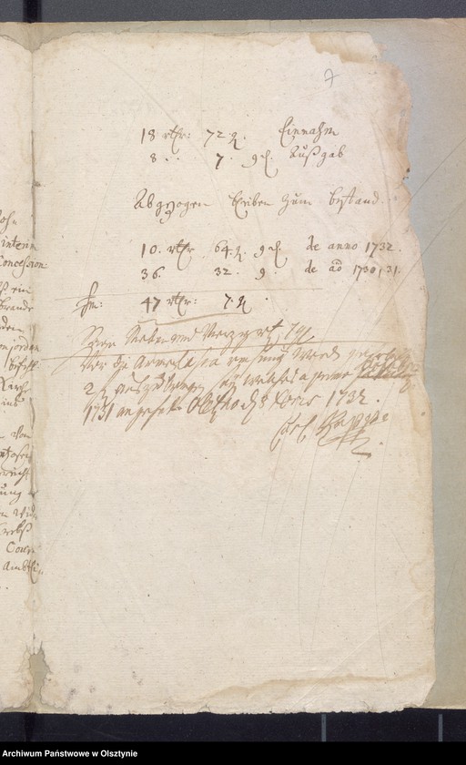 image.from.unit.number "Armen Cassen Rechnung des Widminnschen Kirchspiels"