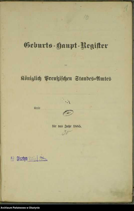 image.from.unit.number "Geburts-Haupt-Register Nr 1 - 98"