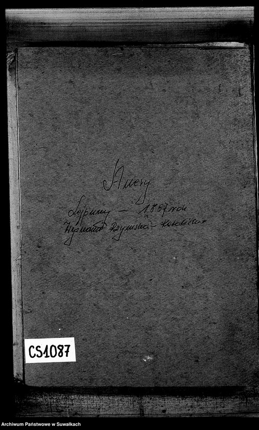 image.from.unit.number "Dowody do Akt Ślubnych Urzędnika Stanu Cywilnego Parafii Lejpunskiej za rok 1857"