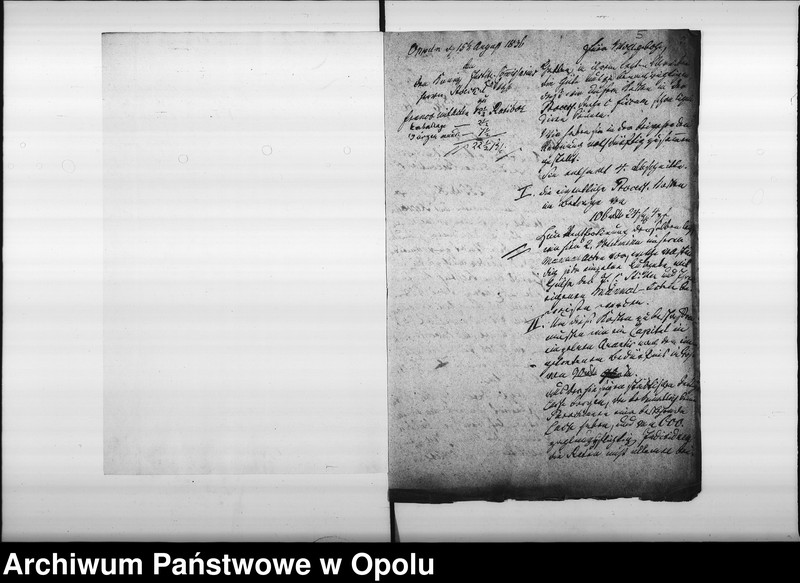 Obraz 8 z jednostki "Manual Acta in Causa der katholischen Parochianen der Stadt Oppeln c/ fiscum Vol. III"