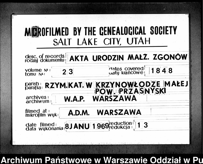 image.from.unit.number "Akta urodzeń, małżeństw i zgonów"