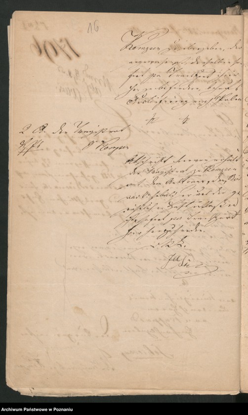 Obraz 19 z jednostki "A. betr. den polnischen Überläufer Franz Betka aus Trzcinica und Czeslaus von Biernacki aus Małkow"