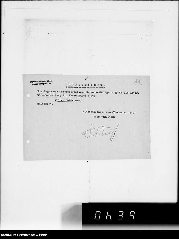 Obraz 15 z jednostki "Beschlagnahme Ausgangsbelege"