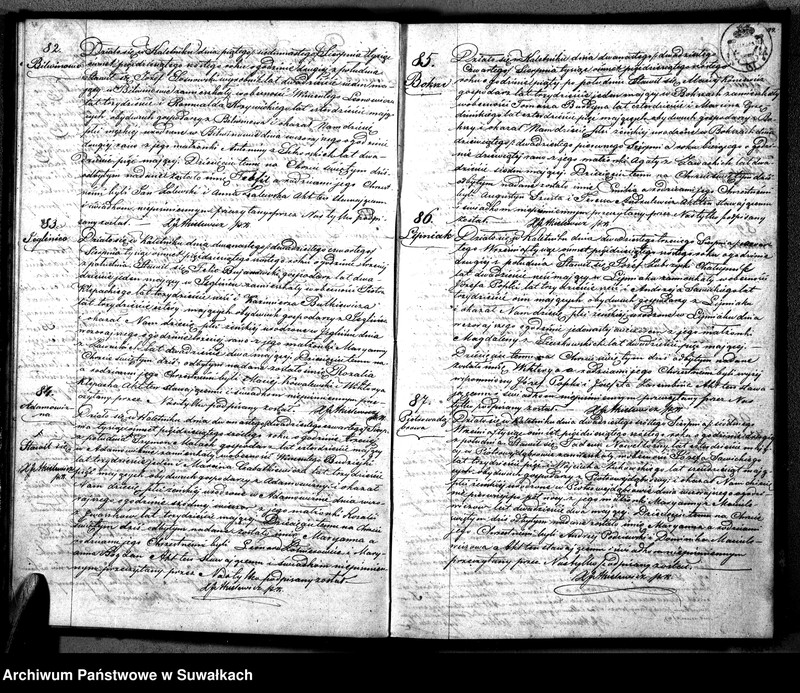 image.from.unit.number "Duplikat Aktów Urodzonych, Zaślubionych i Zmarłych Parafii Kaletnickiej."