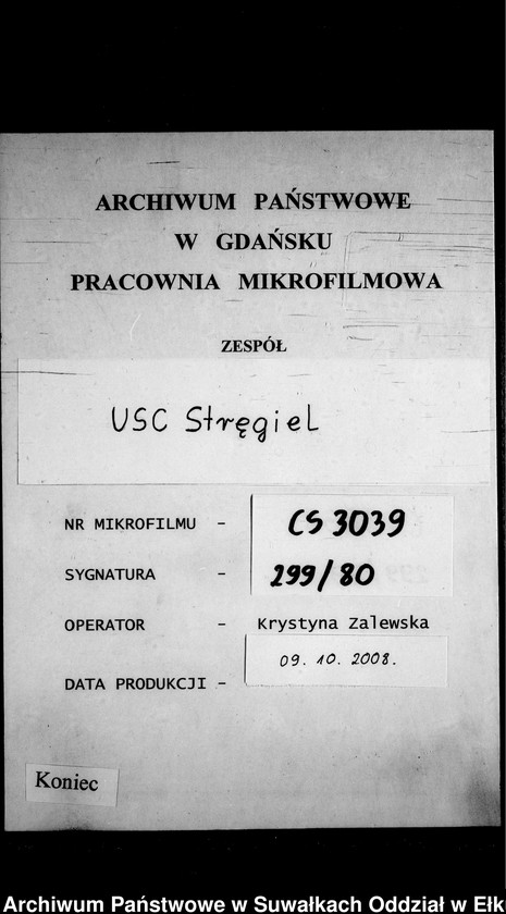 image.from.unit.number "Heirats-Neben-Register des Preussischen Standes-Amtes Gr. Strengeln Kreis Angerburg"