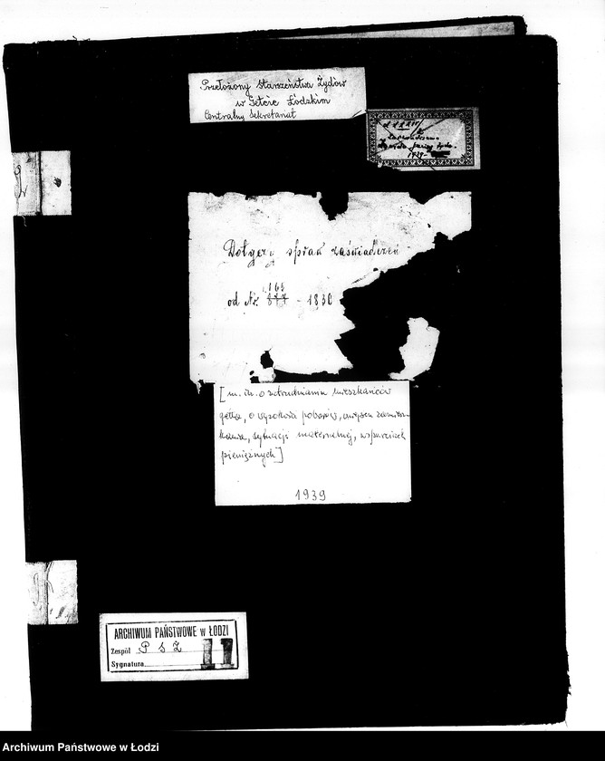 Obraz 3 z jednostki "Sprawy zaświadczeń [m.in. o zatrudnieniu mieszkańców getta, wysokości poborów, miejscu zamieszkania, sytuacji materialnej, wsparciach pieniężnych]"