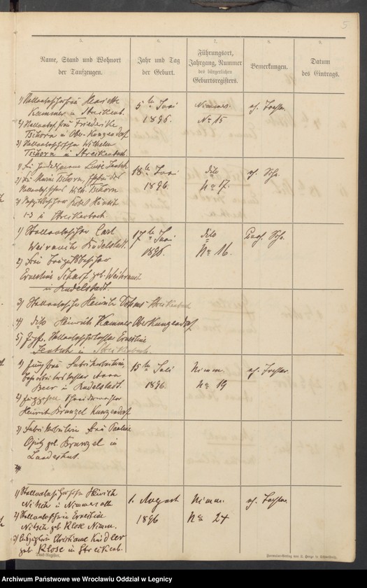 image.from.unit.number "Tauf-Register der Evangelischen Kirche zu Streckenbach"