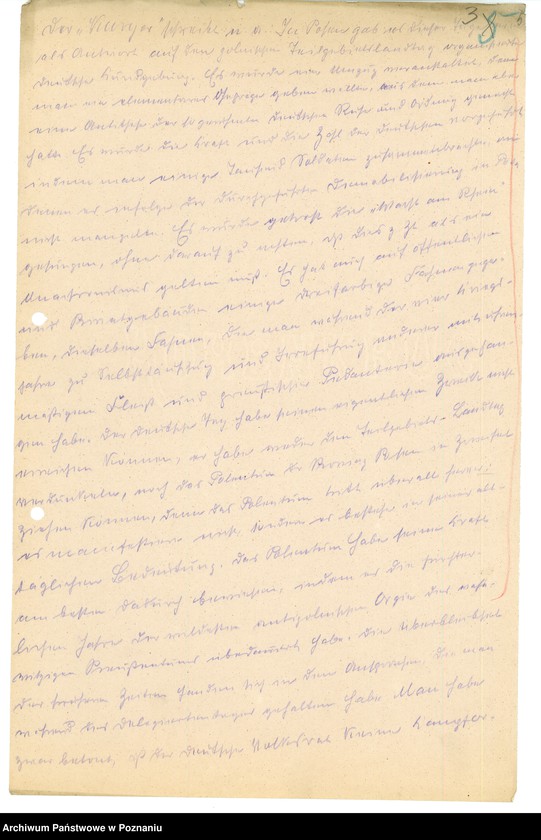 Obraz 15 z jednostki "Sytuacja przed wybuchem powstania wielkopolskiego. /Tłumaczenia z prasy polskiej na język niemiecki, wypisy z prasy niemieckiej w Poznaniu/ - część lV."