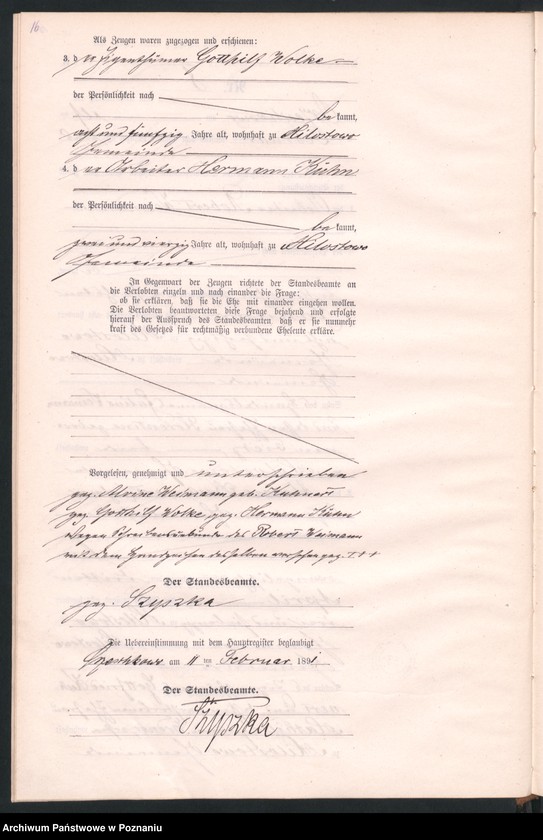 Obraz 19 z jednostki "Księga małżeństw"