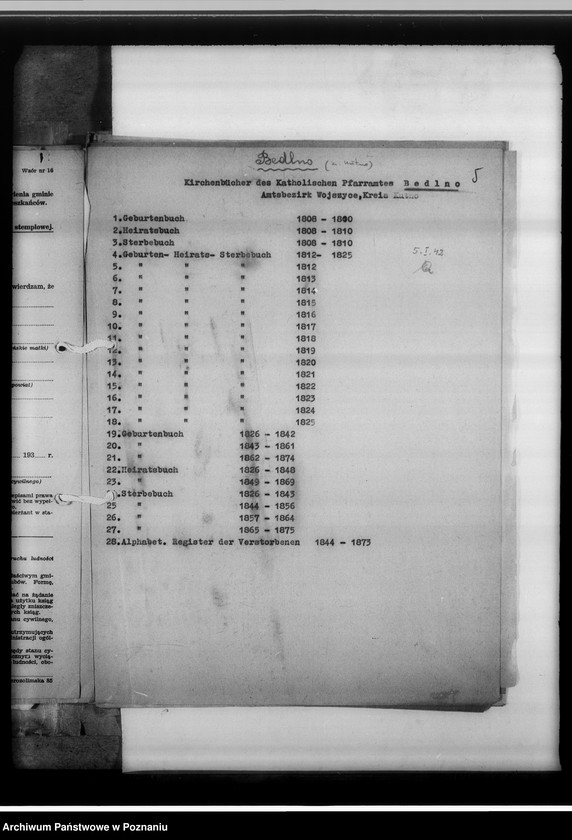 Obraz 9 z jednostki "Einziehungsprotokolle [ksiąg kościelnych] Kreis Kutno [powiat kutnowski, województwo łódzkie]"