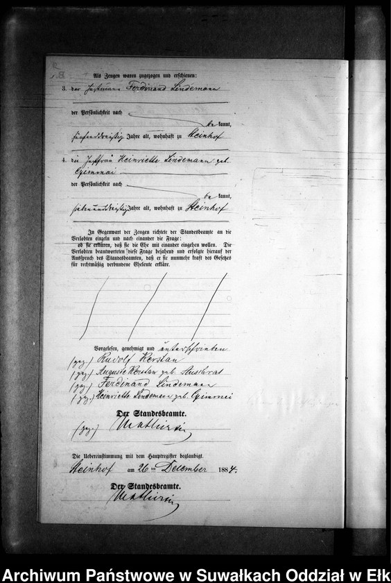 image.from.unit.number "Heiraths-Neben-Register des Preussischen Standes-Amtes Gr. Strengeln Kreis Angerburg"