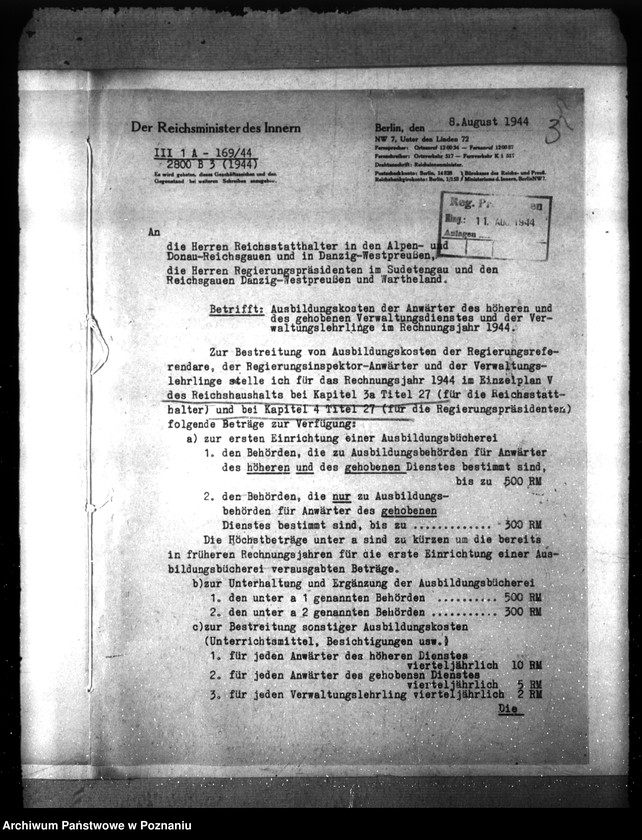 Obraz 7 z jednostki "Haushaltsmittel"