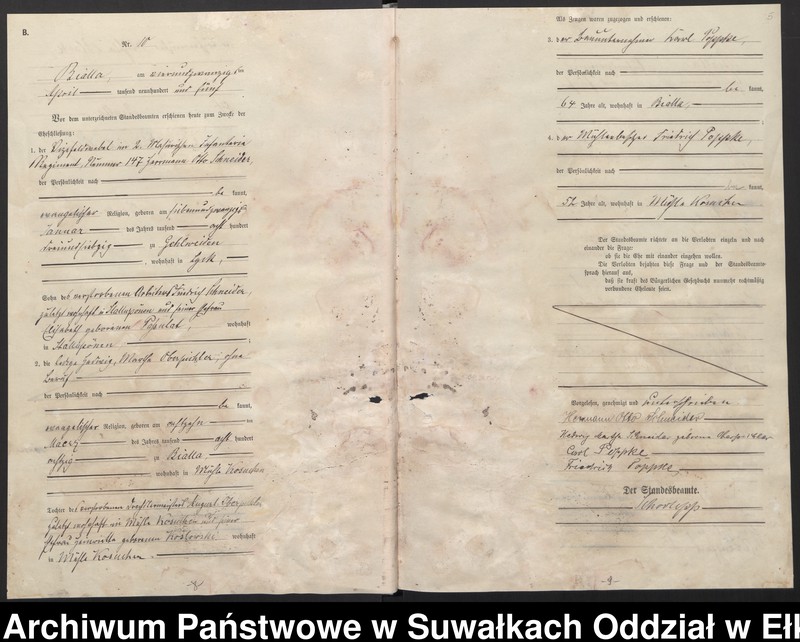 image.from.unit.number "[Heirats-Haupt-Register des Königlichen Preussischen Standes-Amtes Bialla Kreis Johannisburg]"