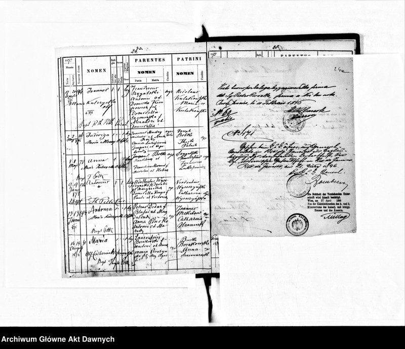 image.from.unit.number "Parafia: Baworów. Dekanat: Tarnopol. Księga metrykalna urodzeń dla wsi Grabowiec."