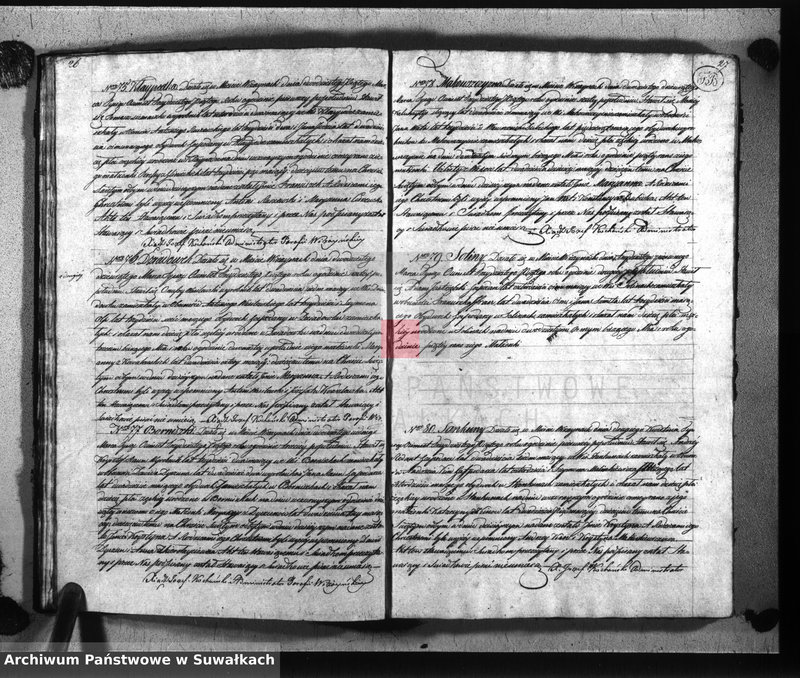 image.from.unit.number "Księga duplikat aktów kościoła parafialnego wiżayńskiego na rok 1835 służące-obejmujące metryki urodzonych, zaślubionych i zeszłych"