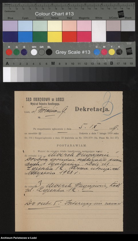 Obraz 5 z jednostki "Moszek Bugajewicz – drobna sprzedaż materiałów piśmiennych i galanterii"