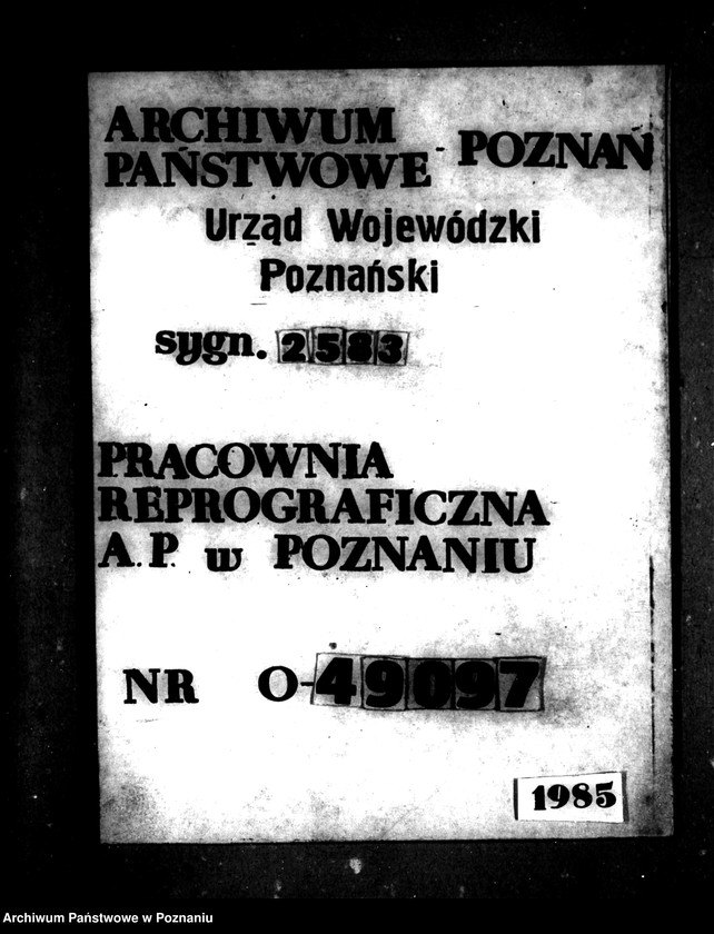 Obraz 1 z jednostki "Tymczasowy rejestr pomiarowo-parcelacyjny odnośnie gruntów przeznaczonych do przymusowego wykupu w roku 1938/39"