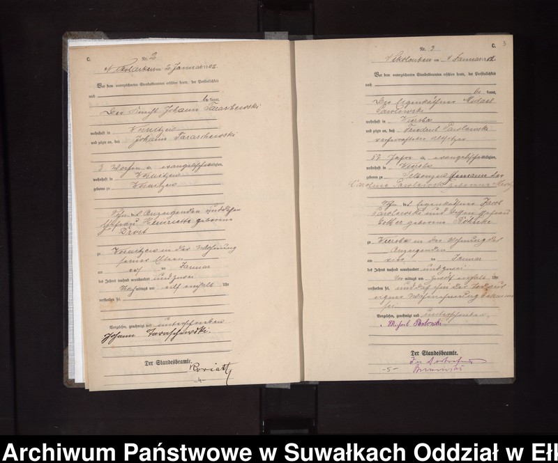 image.from.unit.number "Sterbe-Haupt-Register des Königlichen Preussischen Standes-Amtes Nikolaiken Kreis Sensburg"