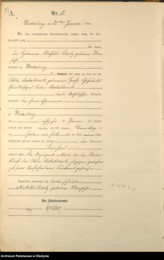 image.from.unit.number "Geburts-Haupt-Register Nr 1 - 218"