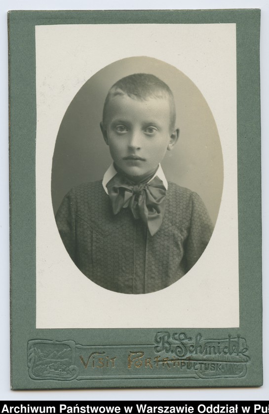 Obraz 97 z kolekcji "Chłopcy w niebieskich mundurkach... - uczniowie pułtuskiego Gimnazjum z okresu I wojny światowej"