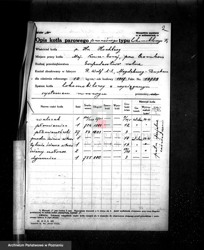 Obraz 6 z jednostki "Przenośny kocioł parowy - w maj. Krucz - Goraj pow czarnkowski"