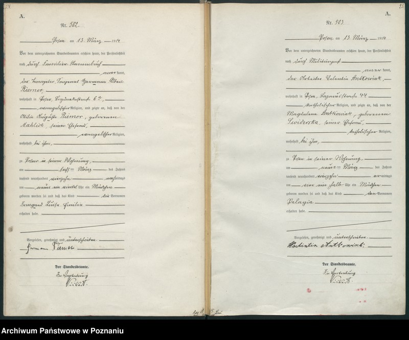 Obraz 15 z jednostki "Księga miejscowa urodzeń tom II [Rejestr główny urodzeń]"