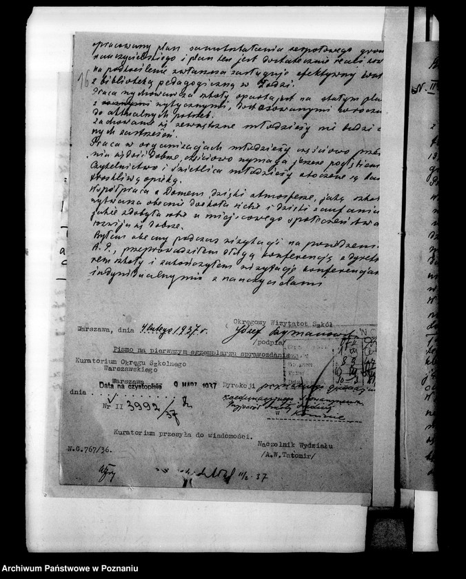 Obraz 20 z jednostki "Prywatne Gimnazjum Koedukacyjne Stowarzyszenie Przyjaciół Szkoły Średniej w Koninie [sprawozdania powizytacyjne]"