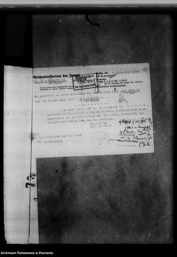 Obraz 14 z jednostki "Zuweisung von Beamten und deren Besoldung"