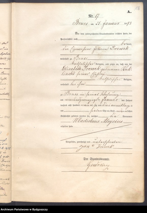 image.from.unit.number "Akta urodzeń - pierwopis nr 1-274"